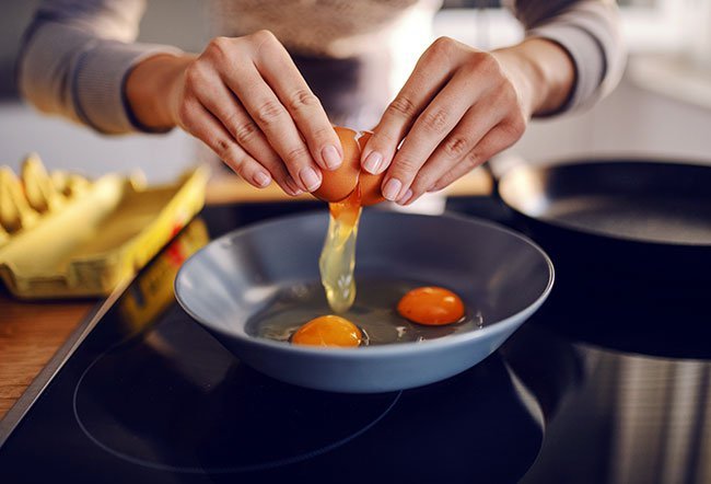 Cholesterol in eggs