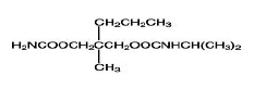 SOMA (carisoprodol) Structural Formula Illustration SOMA (carisoprodol) Structural Formula Illustration