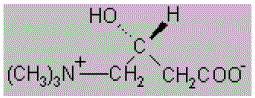 CARNITOR® (levocarnitine) Structural Formula Illustration