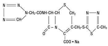 CEFAZOLIN Structural Formula Illustration
