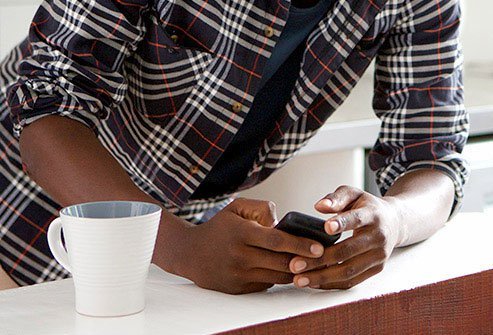Leaning on your elbows while texting may cause health problems. 