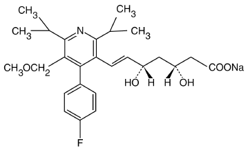 BAYCOL® (cerivastatin sodium) Structural Formula Illustration