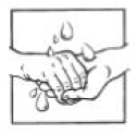 Wash your hands thoroughly - Illustration