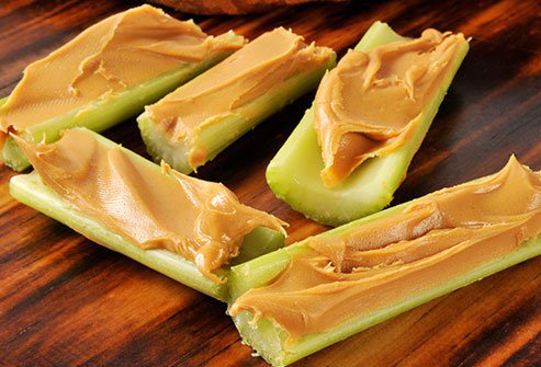 Peanut butter has potassium and even some fiber.
