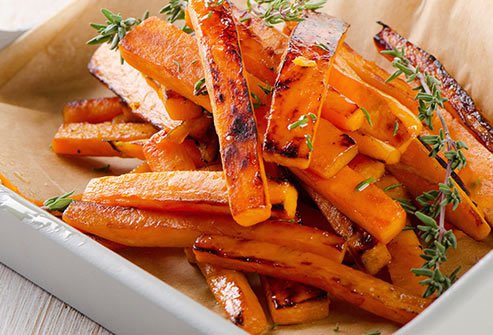 In just one sweet potato, you get 400% of your daily vitamin A needs, and more than a third of your vitamin C. 