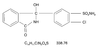 Thalitone® (chlorthalidone) Structural Formula Illustration
