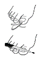 Remove any loose nail or nail material - Illustration Remove any loose nail or nail material - Illustration