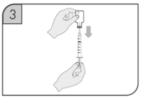 The sterile water for injection should be directed at the vial wall rather than directly on CIMZIA - Illustration