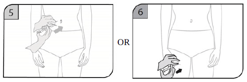 Withdraw the reconstituted solution into a separate syringe for each vial using a new 20-gauge needle for each vial so that each syringe contains 1 mL of
CIMZIA - Illustration