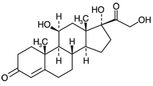 Hydrocortisone - Structural Formula Illustration Hydrocortisone - Structural Formula Illustration