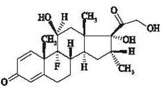 Dexamethasone - Structural Formula Illustration