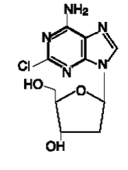 LEUSTATIN® (cladribine) Structural Formula Illustration