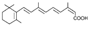 CLARAVIS™ (isotretinoin capsules USP) Structural Formula Illustration