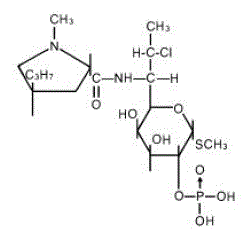 Cleocin T® (clindamycin phosphate) Structural Formula Illustration