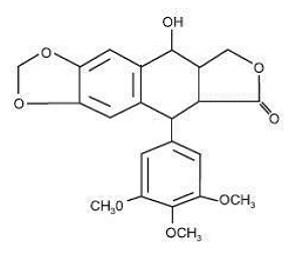 Condylox® (podofilox) Structural Formula Illustration Condylox® (podofilox) Structural Formula Illustration