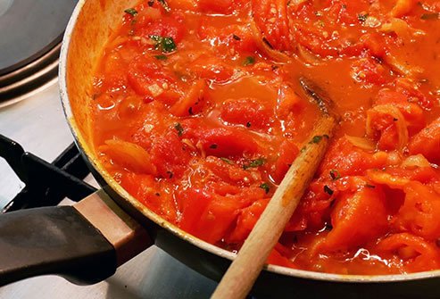 The powerful antioxidant lycopene found in tomatoes helps protect against cancer, heart disease, stroke, and other problems.
