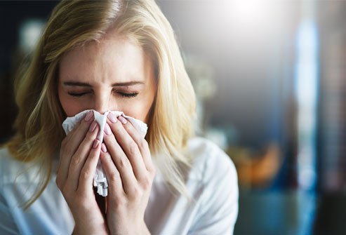 why do my allergies get worse at night?