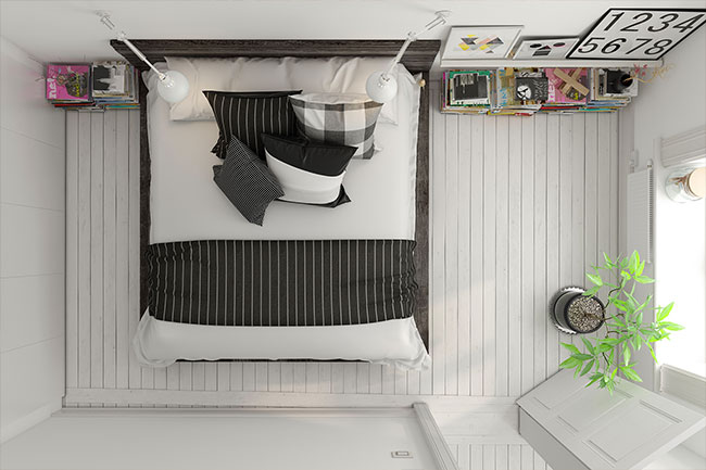 Feng Shui your bedroom to improve the energy and help you sleep better.