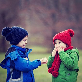 Croup is contagious and many children spread both viruses and bacteria that cause croup and chronic cough.