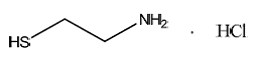 CYSTARAN (cysteamine) Structural Formula Illustration