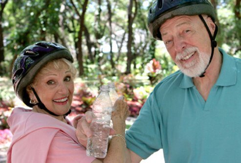 The young and elderly are most at risk of dehydration.