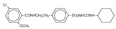 Diaßeta® (glyburide) Structural Formula Illustration Diaßeta® (glyburide) Structural Formula Illustration