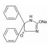 Dilantin (Phenytoin Sodium) structural formula illustration Dilantin (Phenytoin Sodium) structural formula illustration