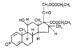 DIPROLENE (betamethasone dipropionate) Structural Formula Illustration DIPROLENE (betamethasone dipropionate) Structural Formula Illustration