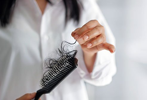 Dry hair can be brittle and cause hair breakage as well as hair shedding.