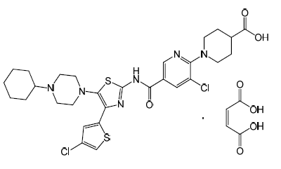 DOPTELET (avatrombopag) Structural Formula  - Illustration