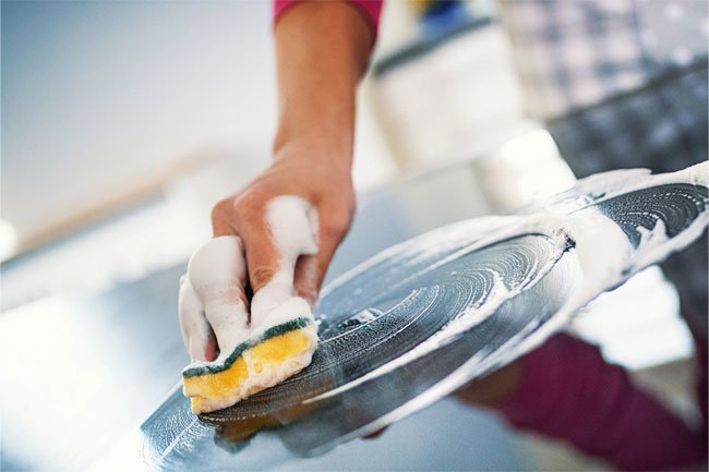 Clean surfaces with soap and water before disinfecting with bleach.
