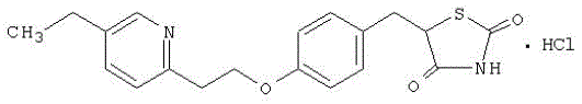 Pioglitazone - Structural Formula Illustration