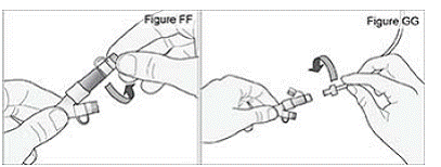 Connect the stomach tube to the cassette tube - Illustration