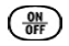 Press and hold until the display turns on - Illustration