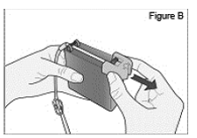 Remove the cassette clip  - Illustration