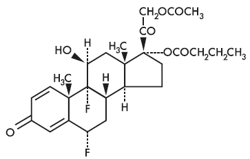 DUREZOL (difluprednate ophthalmic emulsion) Structural Formula Illustration