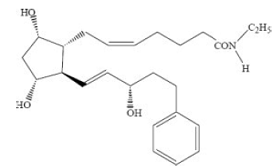 DURYSTA™ (bimatoprost) Structural Formula - Illustration