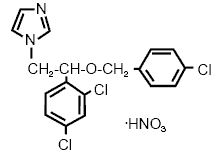 SPECTAZOLE (econazole nitrate) Structural Formula Illustration