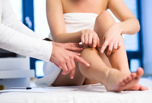 To diagnose eczema, doctors rely on a thorough physical examination of the skin as well as the patient's account of the history of the condition.