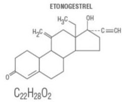 Etonogestrel Structural Formula Illustration