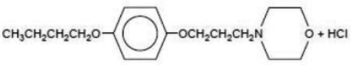Pramoxine hydrochloride Structural Formula Illustration
