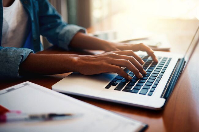 Make sure your keyboard is correct for home office ergonomics.