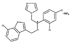 ERTACZO® (sertaconazole nitrate) Structural Formula Illustration