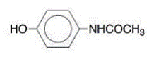 Acetaminophen - Structural Formula Illustration Acetaminophen - Structural Formula Illustration