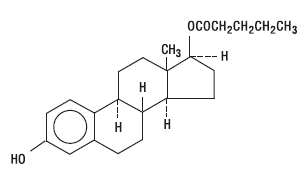 DELESTROGEN® (estradiol valerate) Structural Formula Illustration DELESTROGEN® (estradiol valerate) Structural Formula Illustration