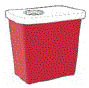 Sharps disposal container - Illustration