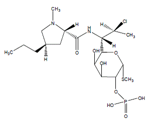  EVOCLIN® (clindamycin phosphate) Structural Formula Illustration