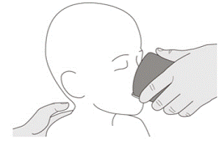 Drink about a tablespoon (15 mL) of water right
after taking the prescribed dose of EVRYSDI to
ensure the drug has been completely swallowed - Illustration