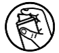 Push the button to spray EXTINA® Foam - Illustration