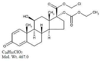 EYSUVIS (loteprednol etabonate) Structural Formula - Illustration EYSUVIS (loteprednol etabonate) Structural Formula - Illustration